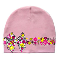 Трикотажная шапка Be Snazzy  ORNAMENT CDL-121096 нежно-розовый